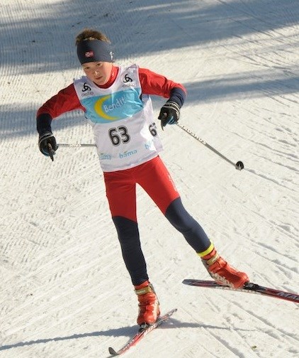 Aksel Meland. Foto: Bendit Liatoppen skiskyttarfestival 2011